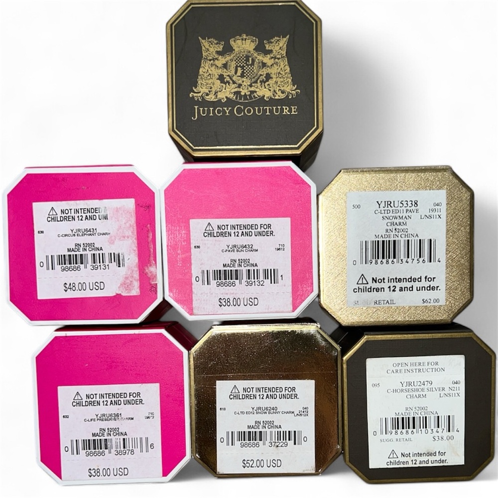 🆕 Individually sold VINTAGE Y2k Juicy Couture Charms 🎀